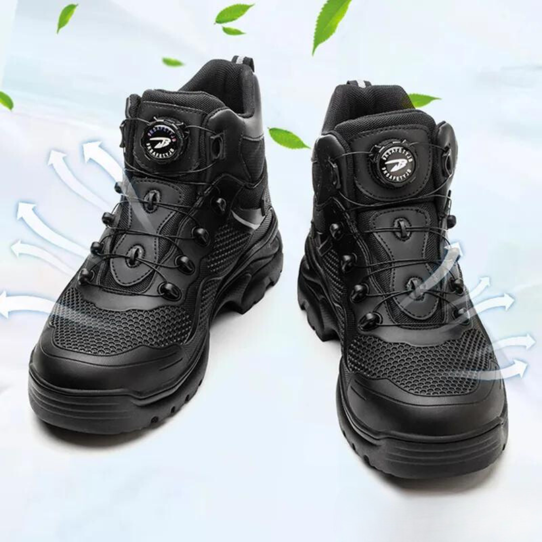 Levoire | Chaussures De Sécurité Suspendues Avec Semelle 3D Et Verrouillage Rotatif Pour Hommes