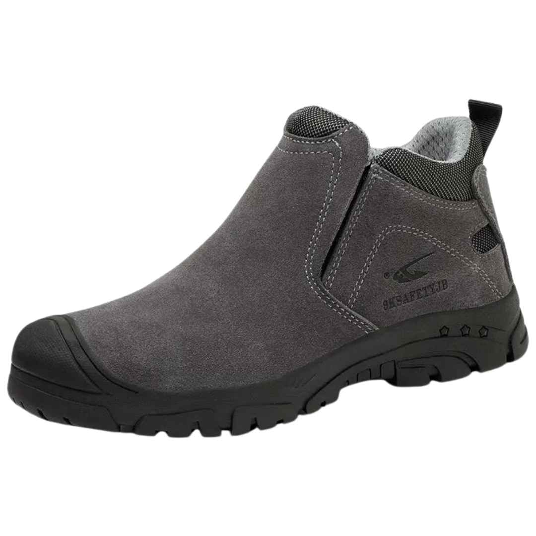 Levoire | Chaussures De Sécurité Confortables Sans Lacets Pour Hommes Noir