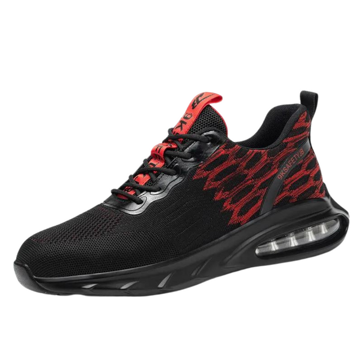 Levoire | Chaussures De Sécurité Ventilées Ilma Avec Amorti D'Air Et Embout Renforcé Pour Hommes Rot