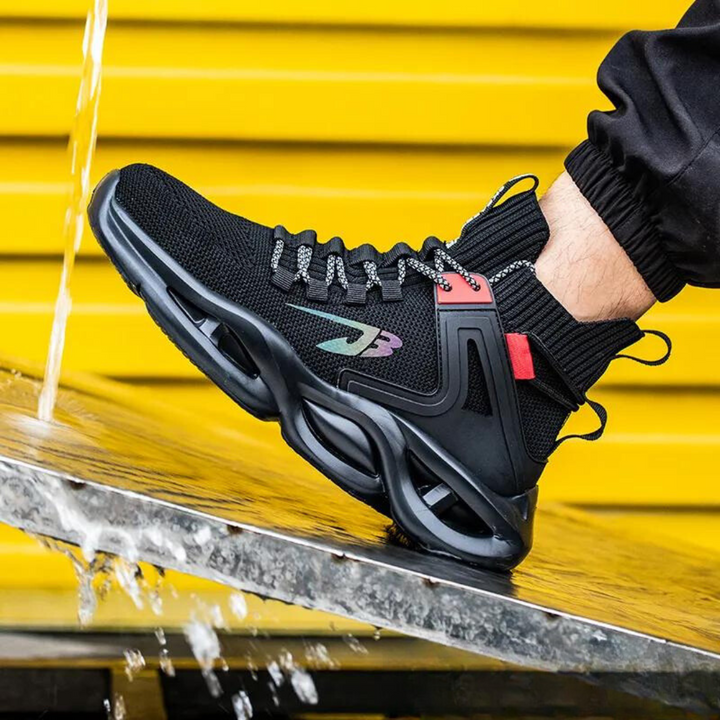 Levoire | Chaussures De Sécurité Futuristes Avec Semelle 3D Pour Hommes Noir