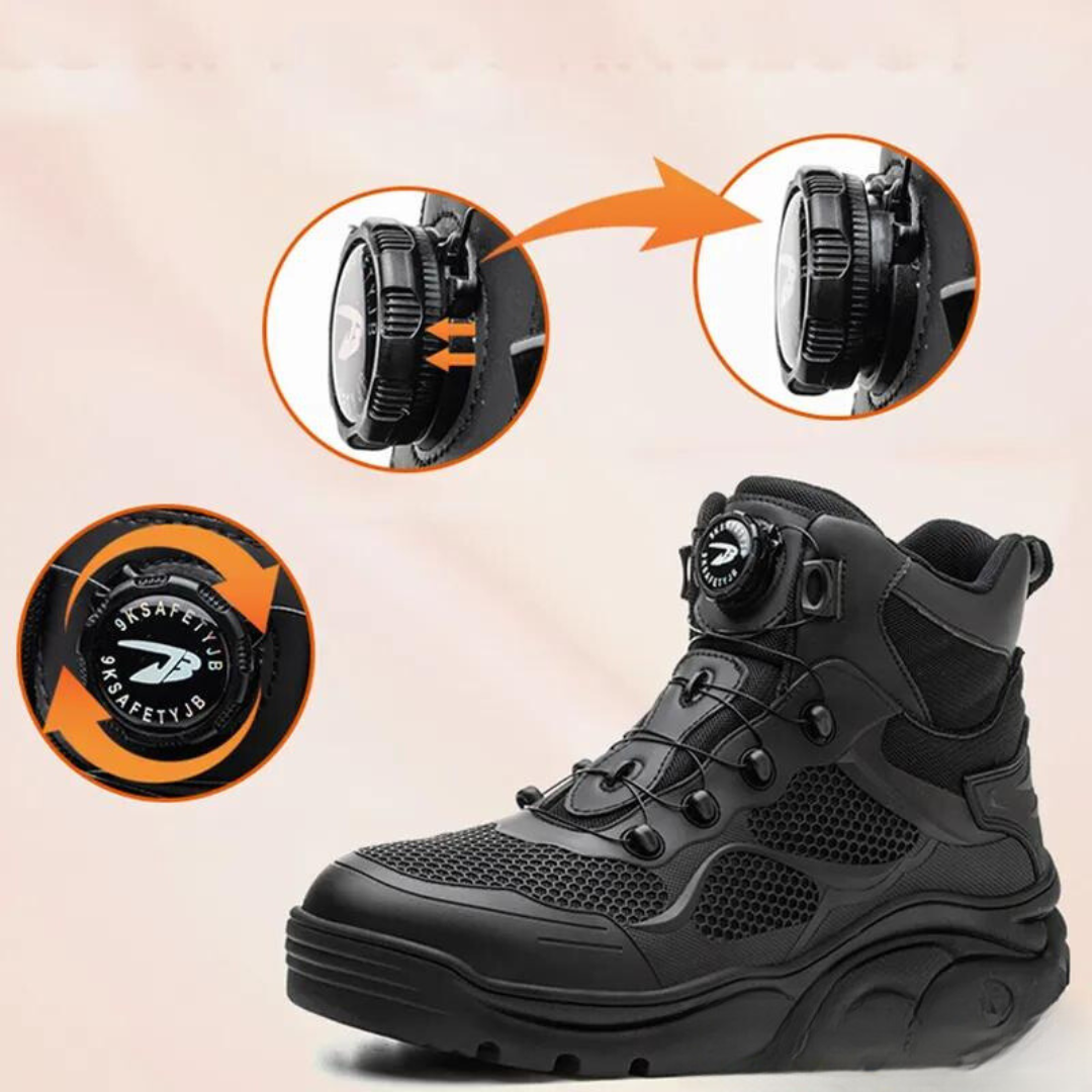 Levoire | Chaussures De Sécurité Suspendues Avec Semelle 3D Et Verrouillage Rotatif Pour Hommes