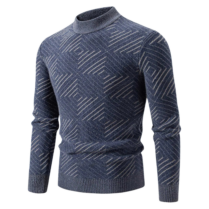 Levoire | Slim Model Round Neck Long Sleeve Sweater For Comfort Émeraude