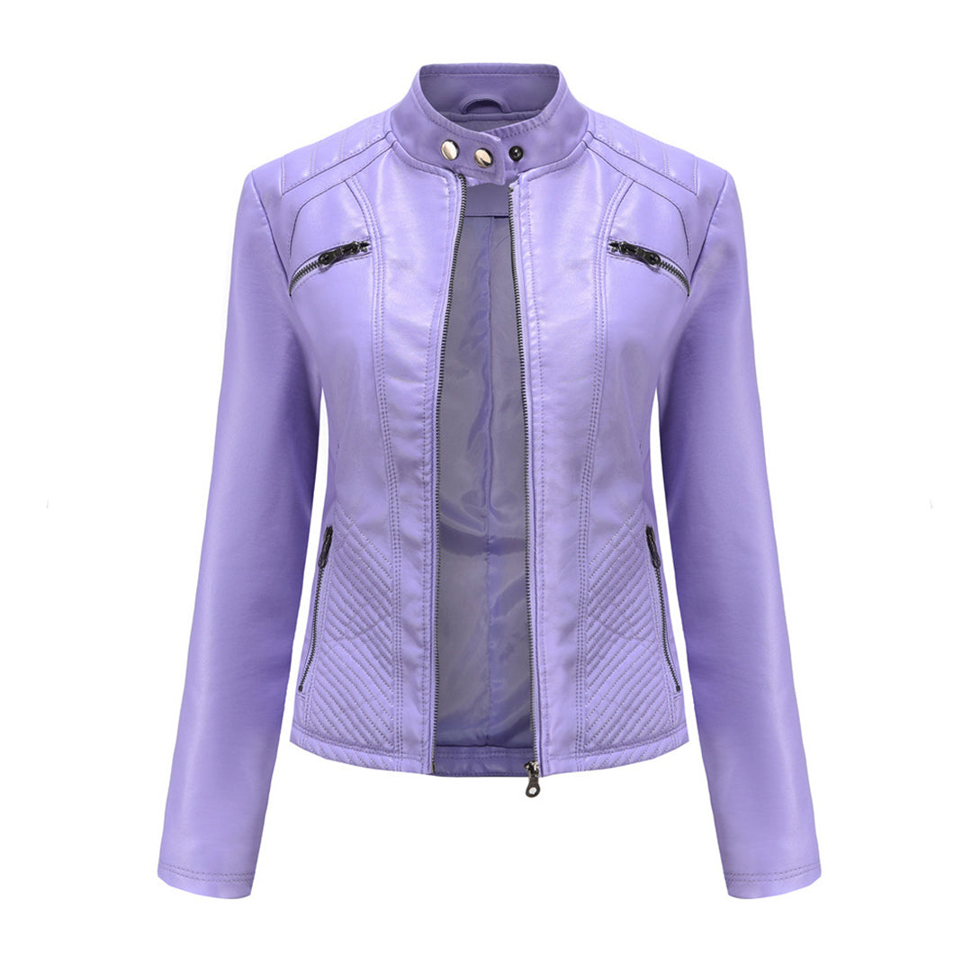 Levoire - Veste en cuir stylée Lila