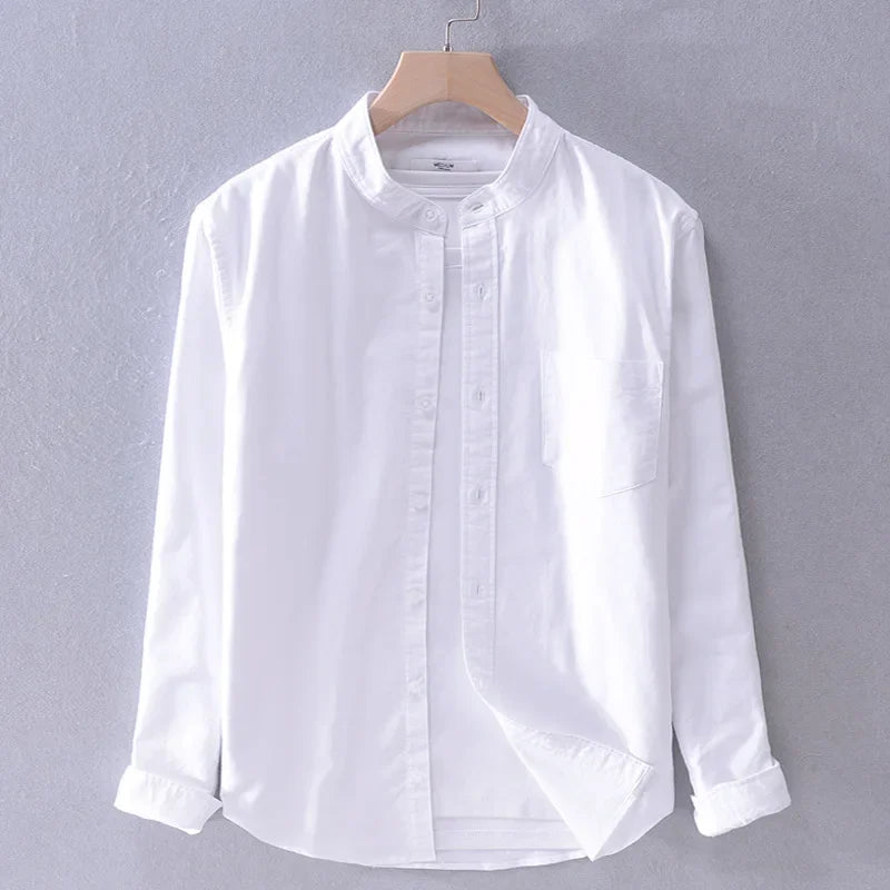 Levoire | Chemise En Coton Elegant Hommes Blanc