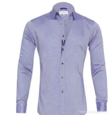 Levoire | Chemise Élégante À Coupe Slim Violet