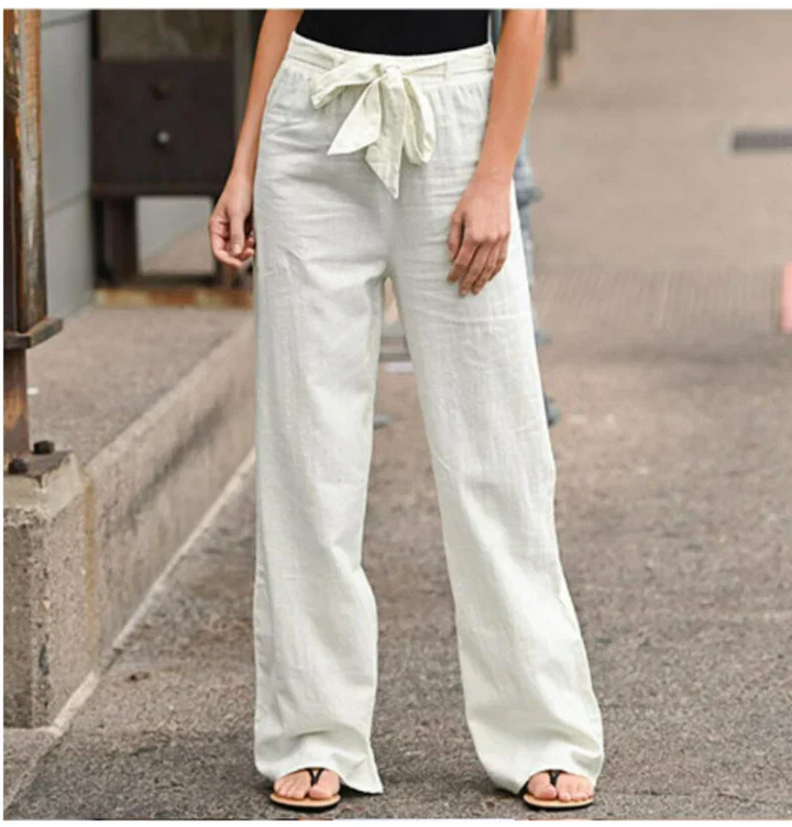 Levoire | Pantalon Décontracté Haut De Gamme Pour Femme Blanc