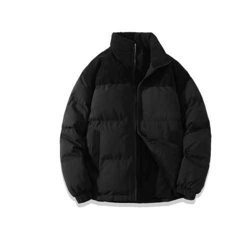 Levoire | Veste D'Hiver Chaude Au Design Moderne Noir