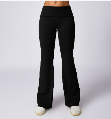 Levoire | Pantalon De Yoga Pour Femmes Confortable Avec Taille Basse Noir
