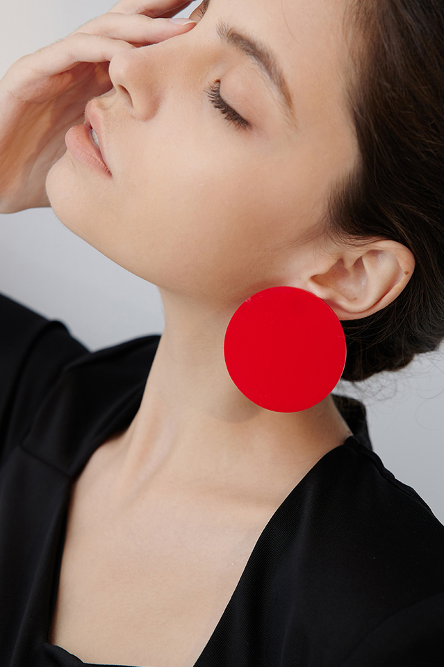 Levoire | Bague En Acrylique Coloré Boucles D'Oreilles