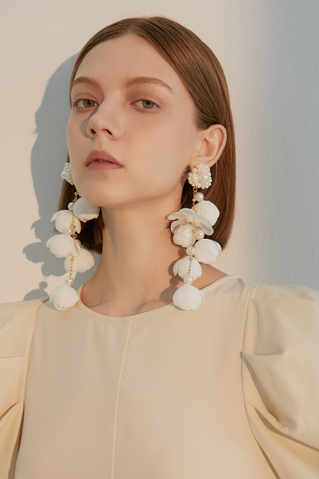 Levoire | Boucles D'Oreilles En Forme De Fleur Élégantes