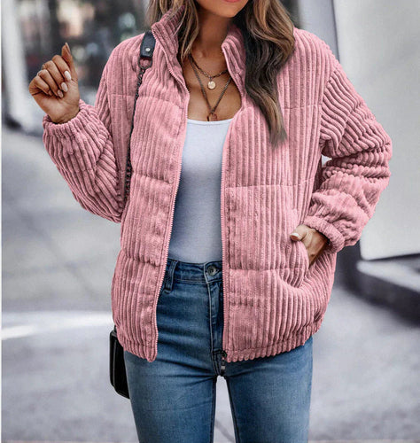Levoire | Veste Élégante Côtelée Pour Femmes