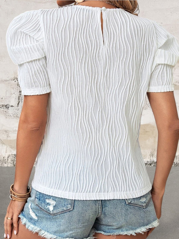 Levoire | Haut De Crop À Manches Courtes Ensemble Pantalon Large