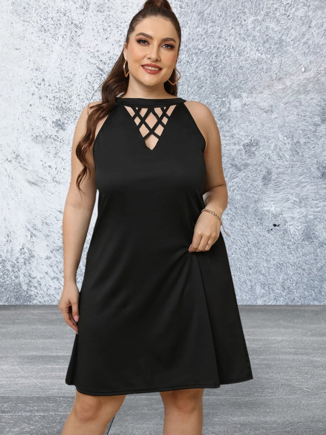 Levoire | Robe Mini Imprimée À Enveloppé Femme Manches 3/4