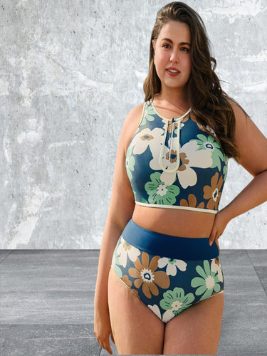Levoire | Maillot De Bain Deux Pièces Imprimé Fleurs Grande Taille