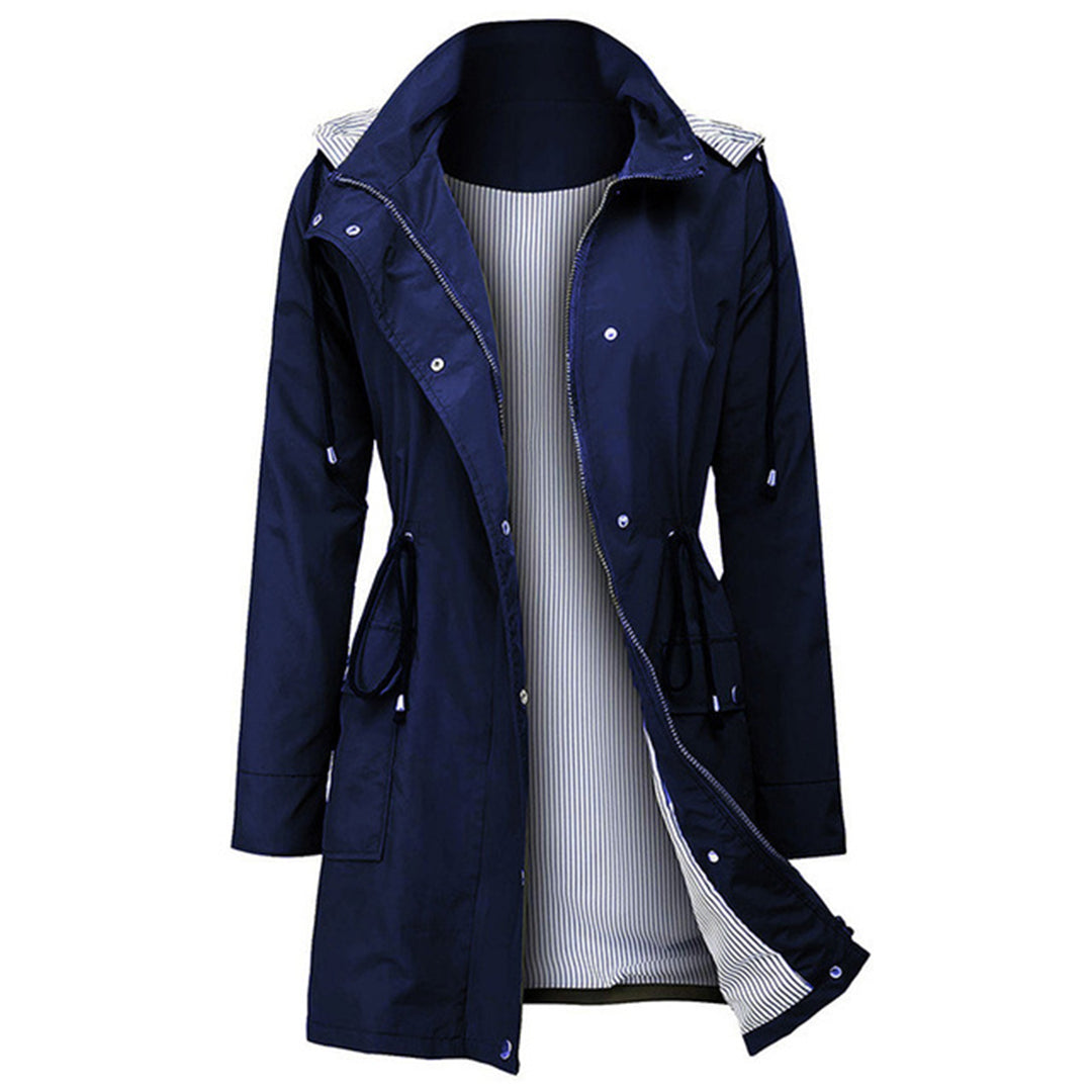 Levoire | Veste À Capuche À Manches Longues Avec Poches Bleu