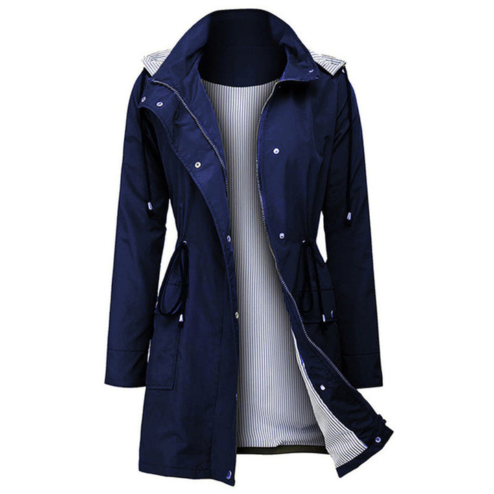 Levoire | Veste À Capuche À Manches Longues Avec Poches Bleu