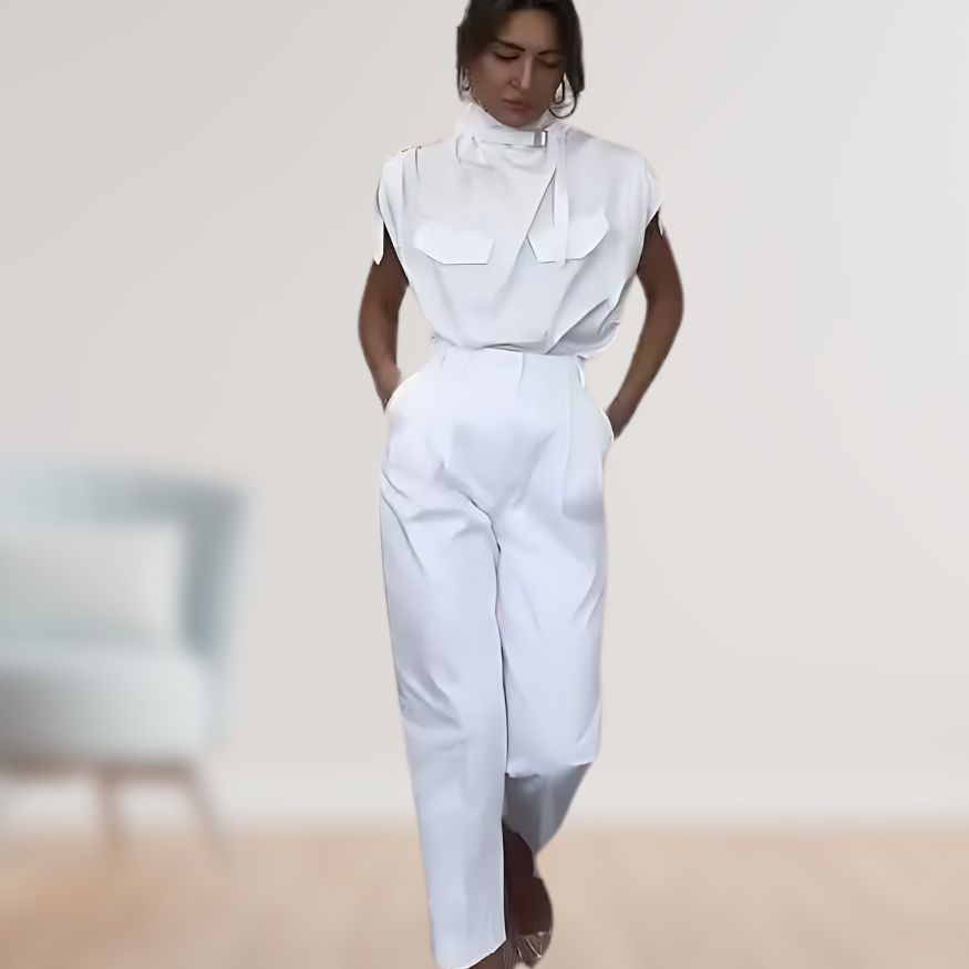 Levoire | Sandales Compensées Minimalistes Femme Blanc