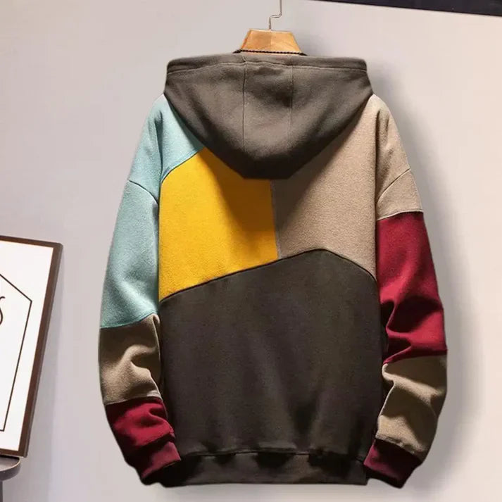 Levoire | Hoodie À Blocs De Couleurs Tendance