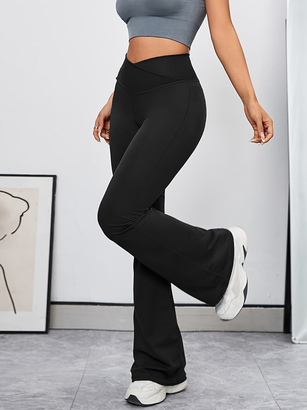 Levoire | Pantalon De Yoga Taille Haute Avec Design Croisé