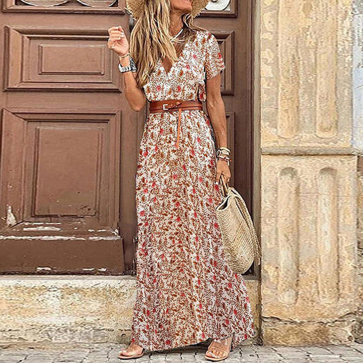 Levoire | Robe Boho Élégante Et Stylée Rot