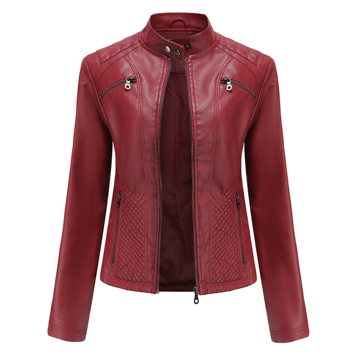 Levoire - Veste en cuir stylée Rot