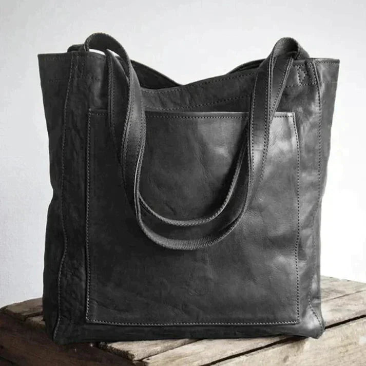 Levoire | Sac Bandoulière En Cuir Noir