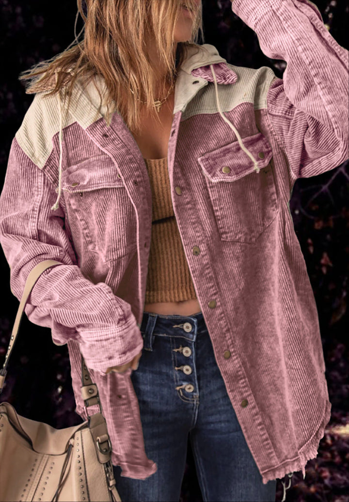 Levoire | Sweatshirt À Manches Longues Avec Cordons Et Boutons Rosa