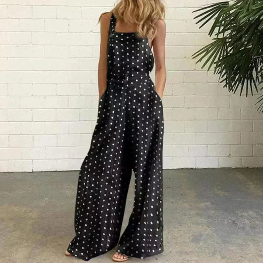 Levoire | Dots Imprimé Combinaisons Noir