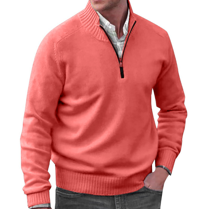 Levoire | Pull À La Mode Avec Fermeture Éclair Rosa