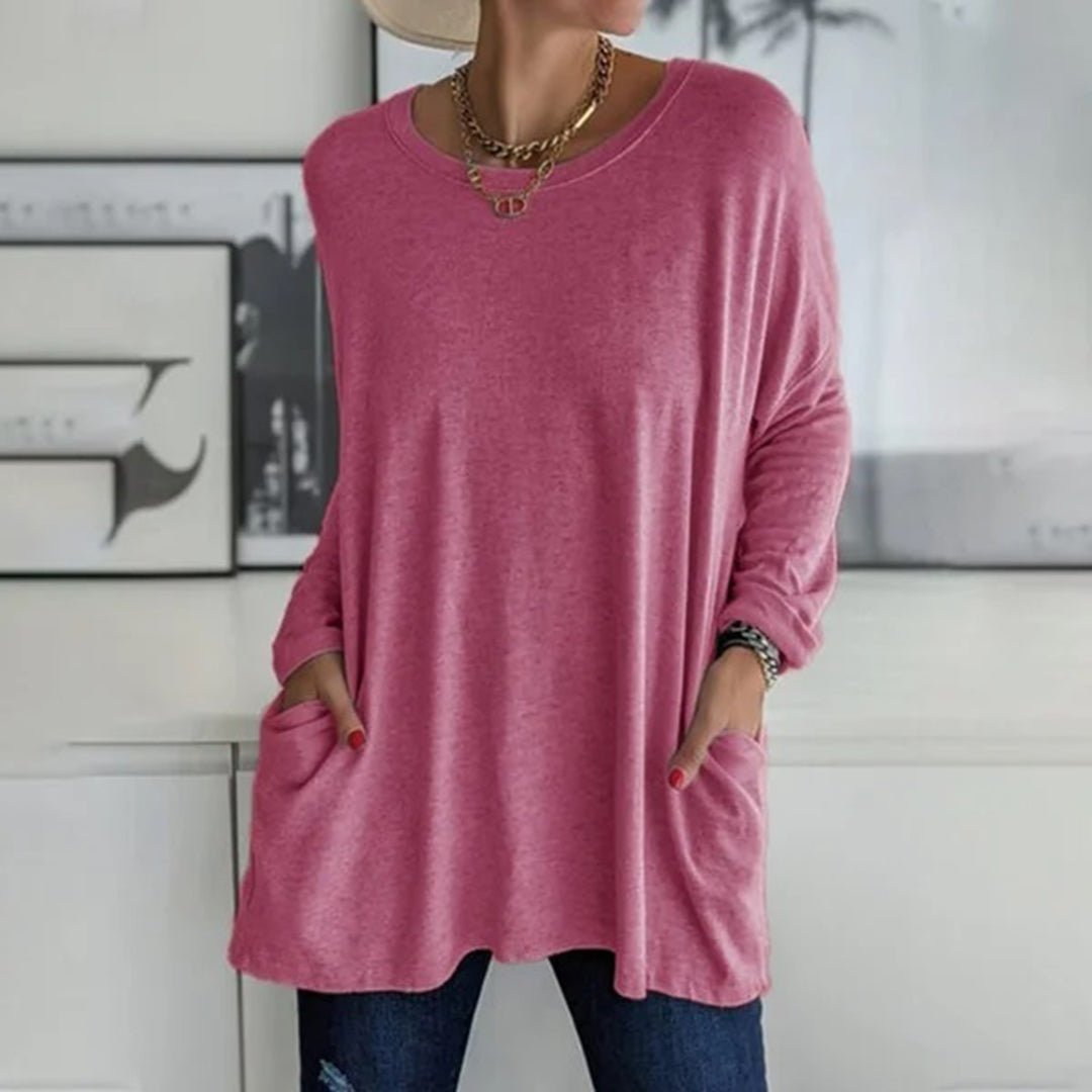 Levoire | T-Shirt Pour Femmes Avec Une Coupe Décontractée Rosa rouge
