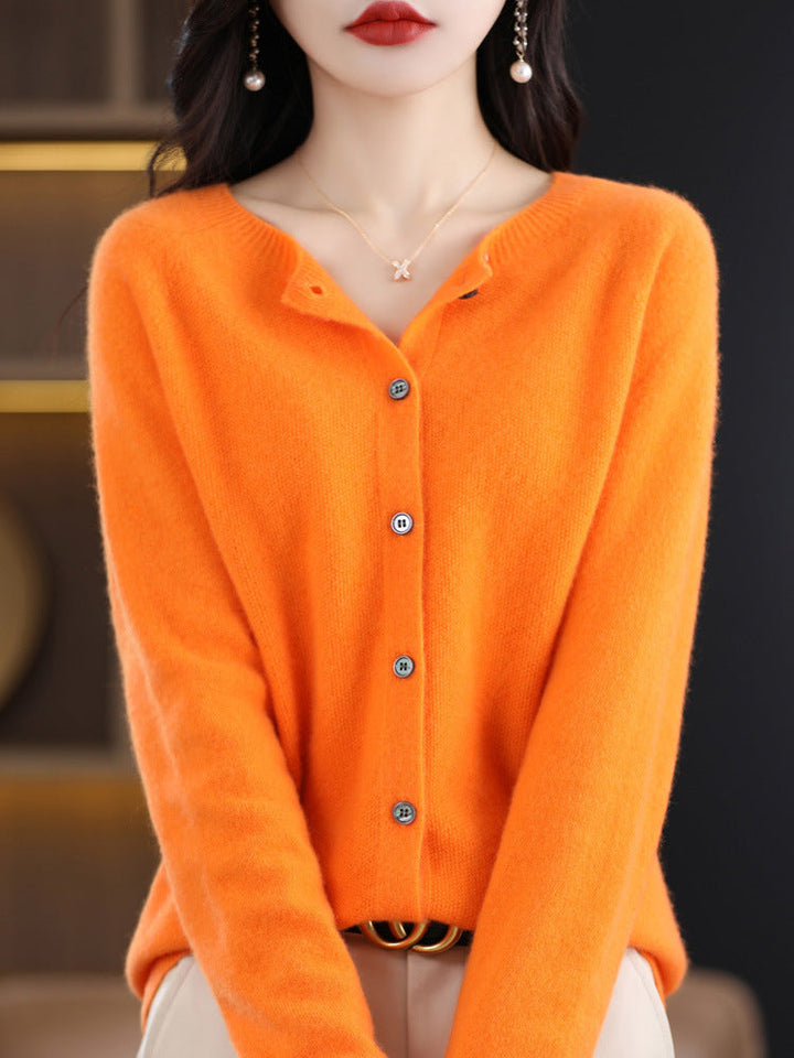 Levoire | Manteau ample à col rond Orange