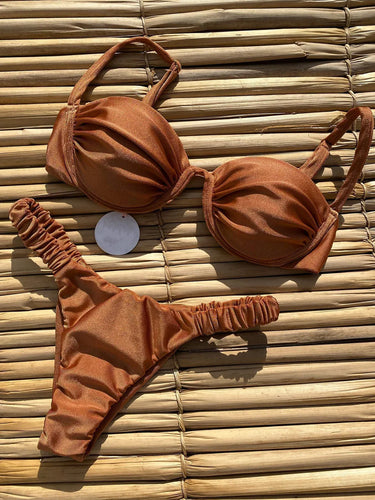 Levoire | Deux Pièces Short De Bain Avec Fronces Décoratives