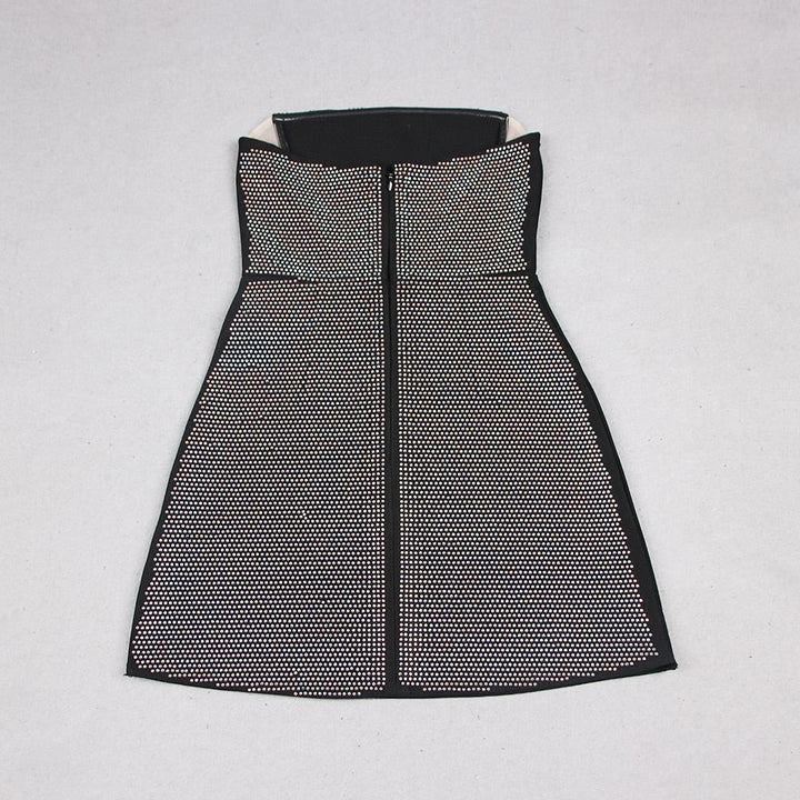 Levoire | Noir Robe Minuscule Off-Shoulder