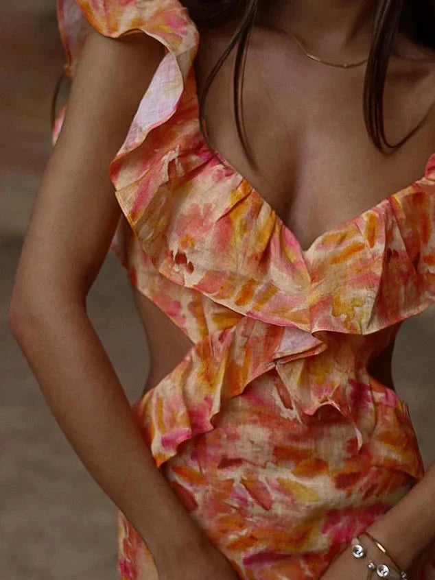 Levoire | Robe À Trous Sur Les Côtés Ajustée