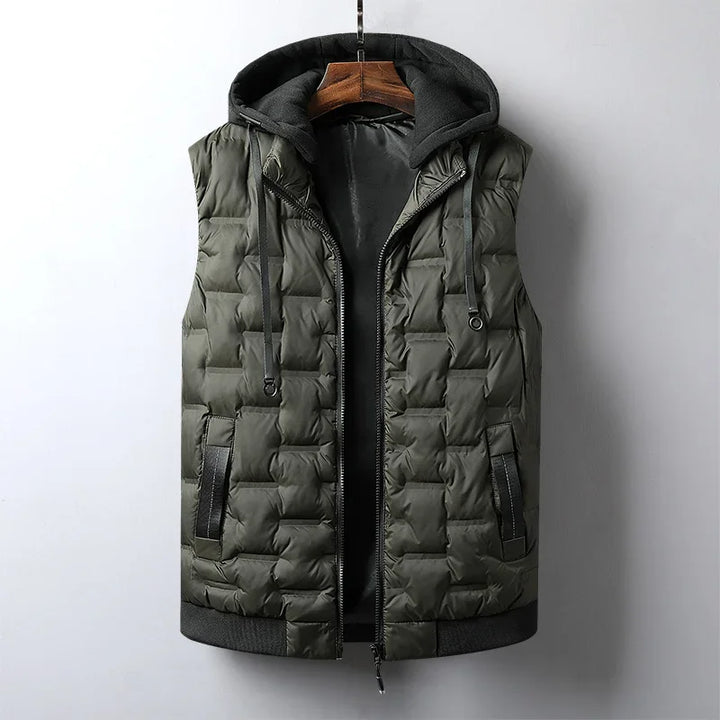 Levoire | Veste Matelassée Élégante Pour Hommes Vert olive