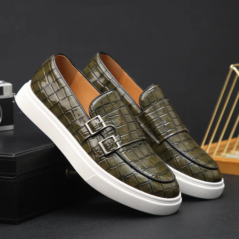 Levoire | Loafer à semelle plate Vert