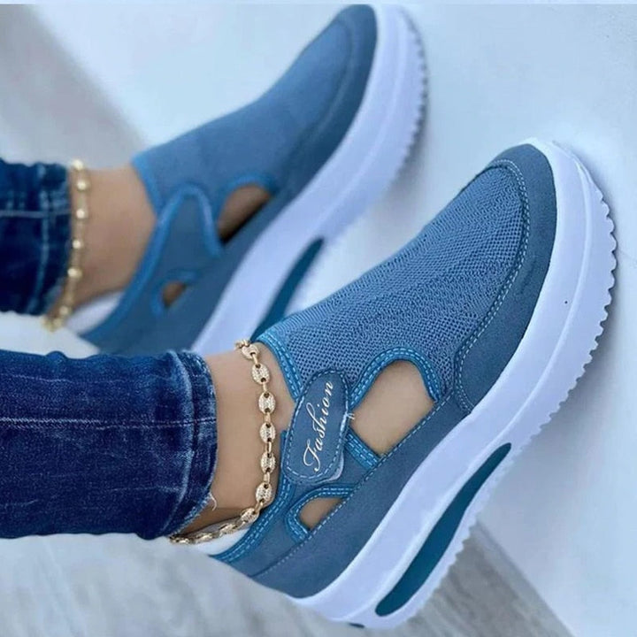 Levoire | Baskets Pour Femmes Avec Un Look Léger Et Sportif Bleu