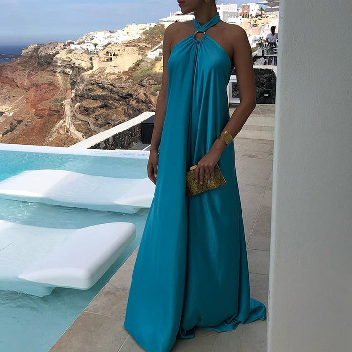 Levoire | Dos Nu | Robes Maxi Lâches À Tube Halter