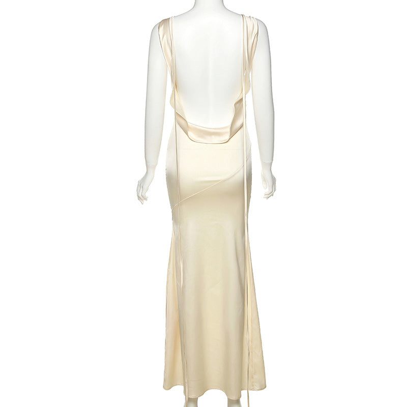 Levoire | Dos Nu מדה Spaghetti Bretelles Maxi Robes