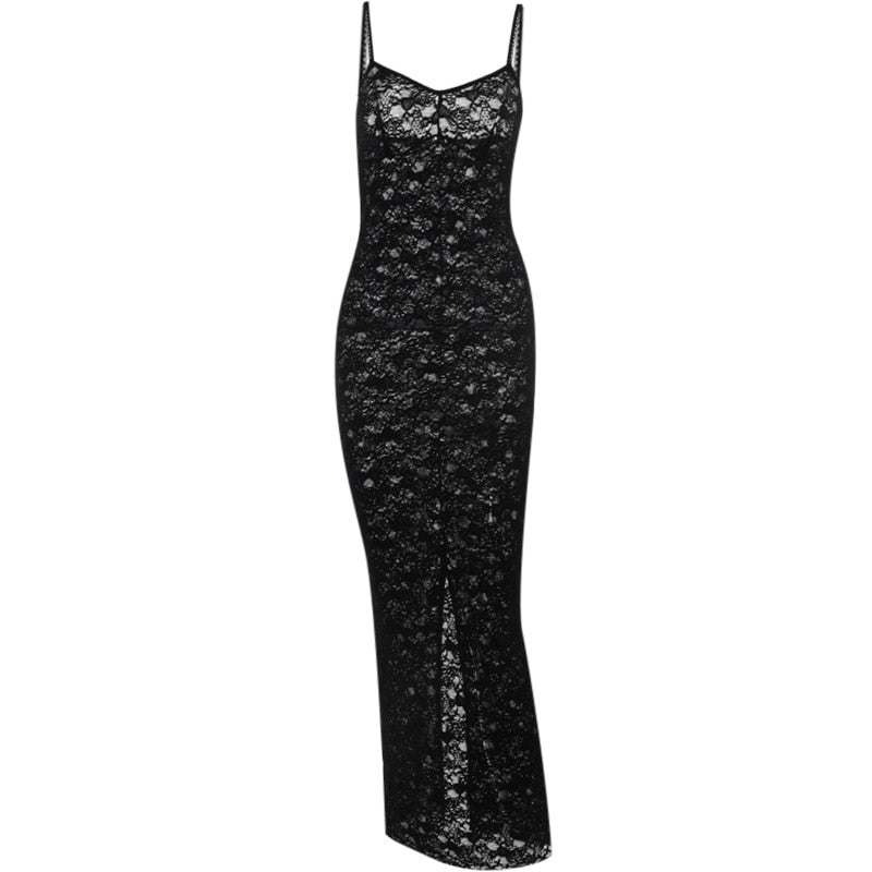 Levoire | Robe Longue Bodycon Transparente