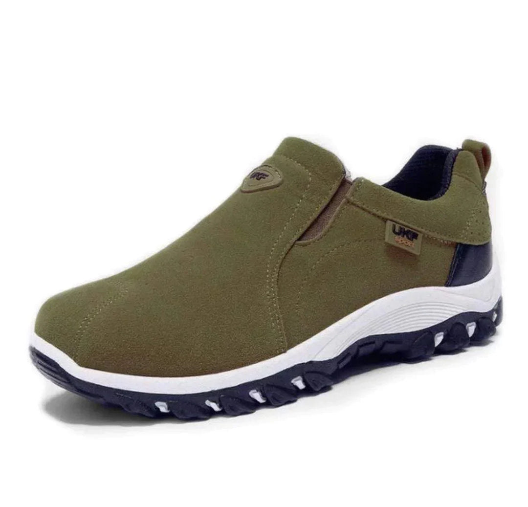 Levoire | Baskets Hommes Respirantes Sans Lacets Vert