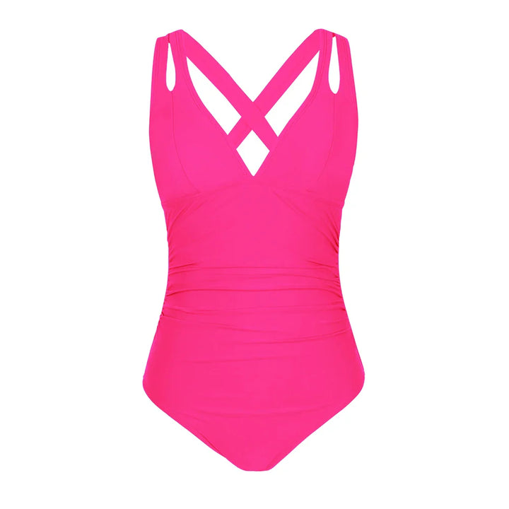 Levoire | Maillot Une Pièce Avec Décolleté En V Rosa