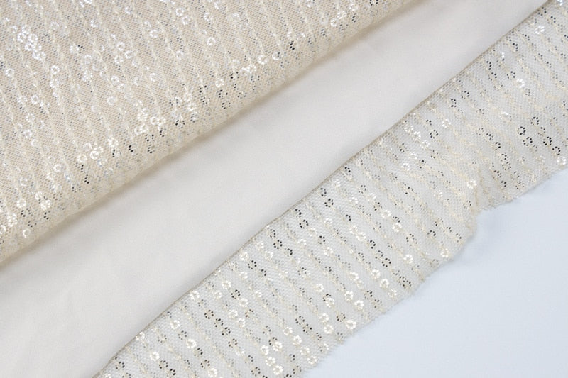 Levoire | Argent Paillettes Haut Sans Bretelles Robe Mini