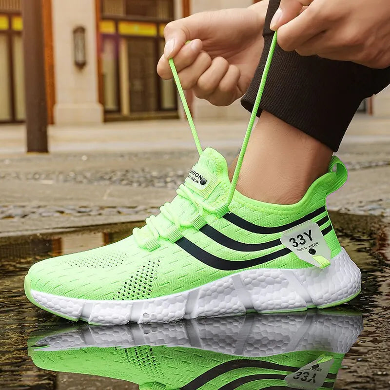 Levoire | Chaussures De Padel Flexibles Avec Semelle Ergonomique Pour Hommes Vert