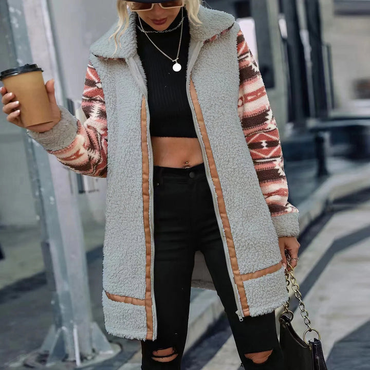 Levoire | Manteau de fourrure chaud pour l'hiver Gris