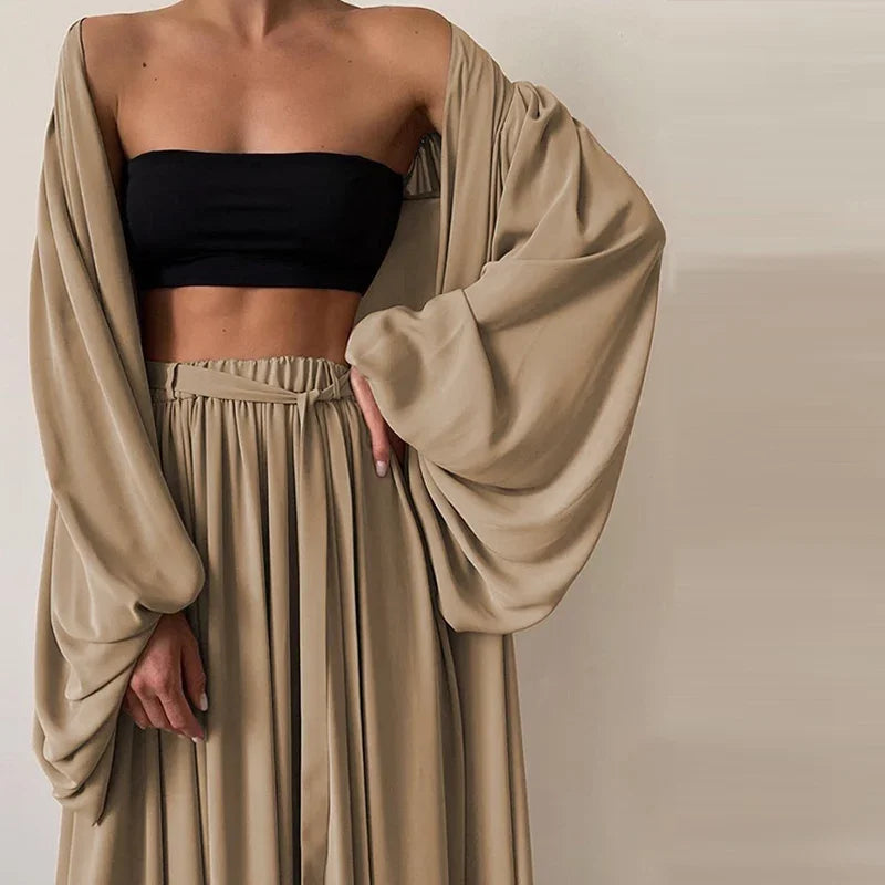 Levoire | Ensemble De Plage 3 Pièces Beige