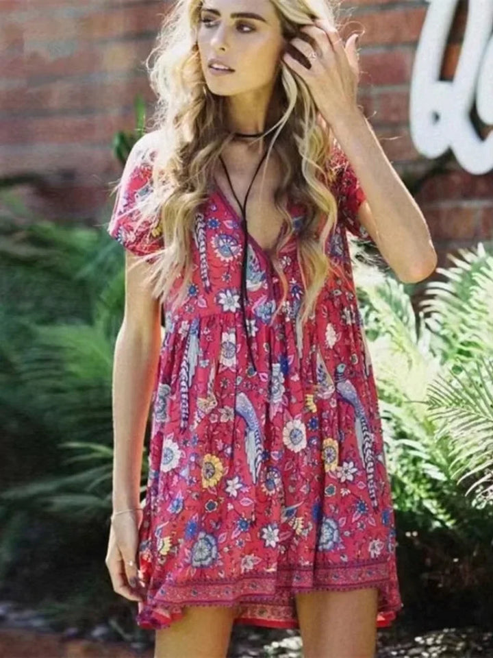Levoire | Robe Bohème Paon