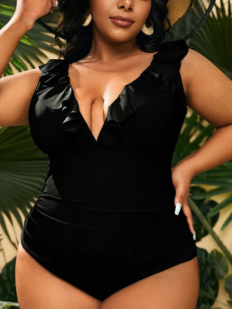 Levoire | Maillot Dos Nu Grande Taille Noir