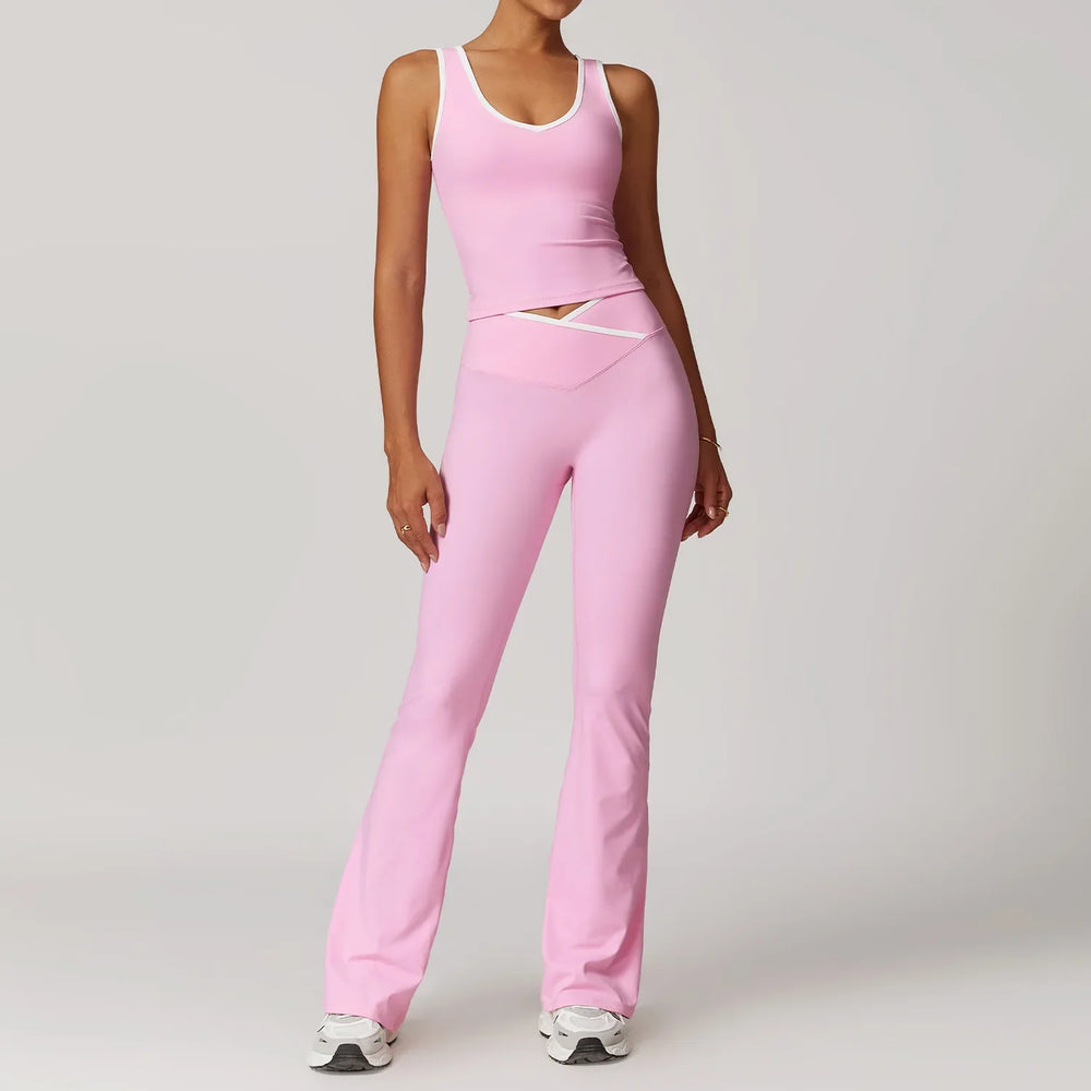 Levoire | Ensemble Sportif Ajusté Rosa