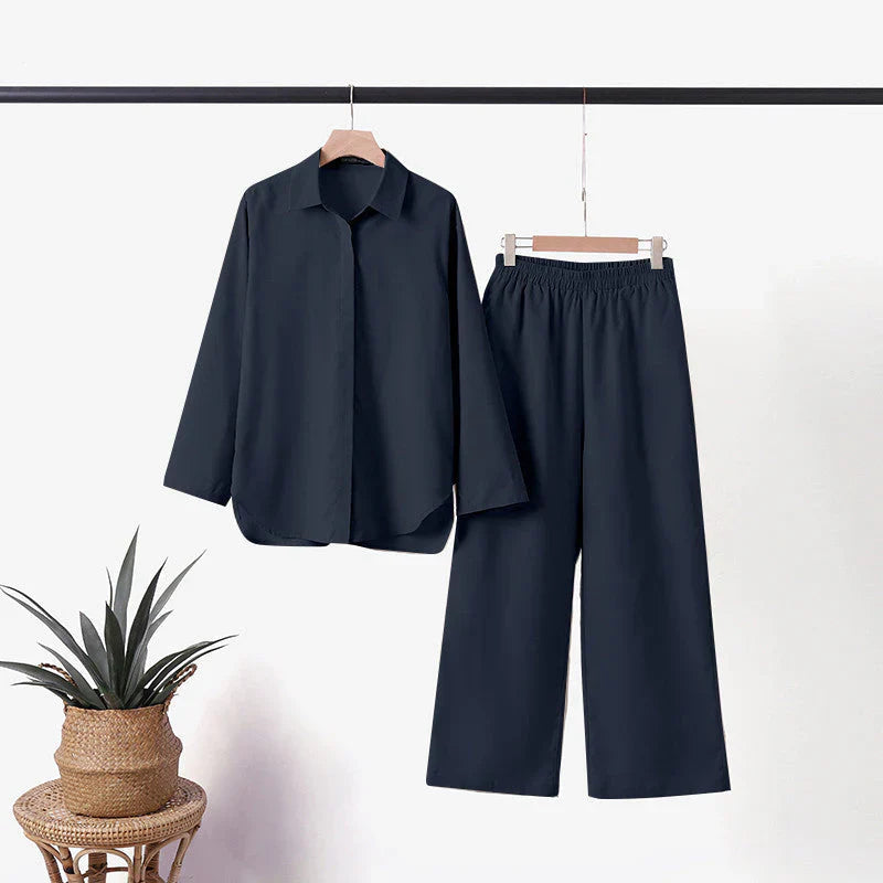 Levoire | Pantalon Et Haut Confortables Pour Femmes Bleu foncé